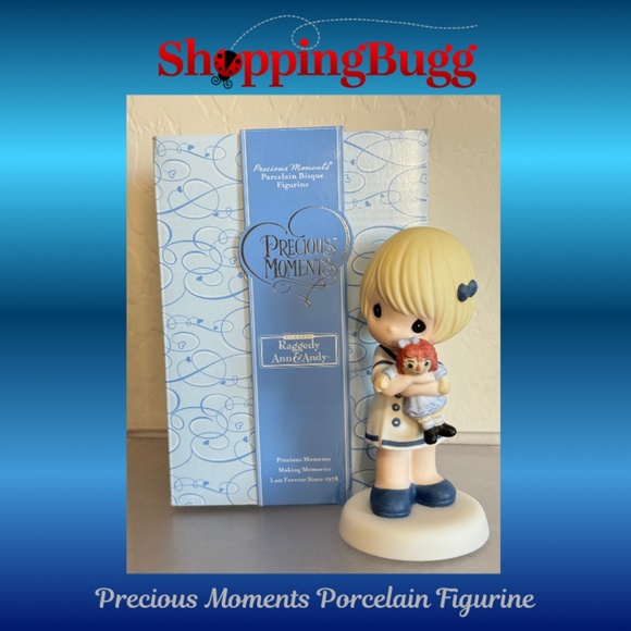 Precious Moments Raggedy Ann & Andy A Best Friend Wherever You Go 830018 (1478) - Picture 1 of 13